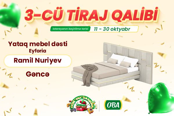 Eyforia Yataq mebel dəsti